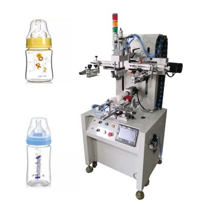 बोतल के लिए 220V 110V सर्वो मोटर मल्टीकलर स्क्रीन प्रिंटर